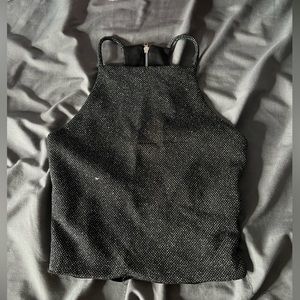 sparkly crop top